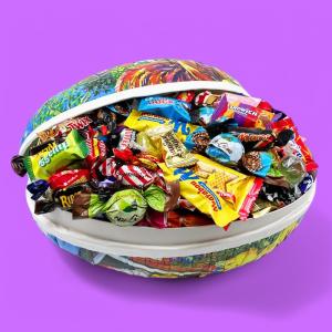 *FÖRBOKAS* Påskägg Jumbo med godis (2,3kg)